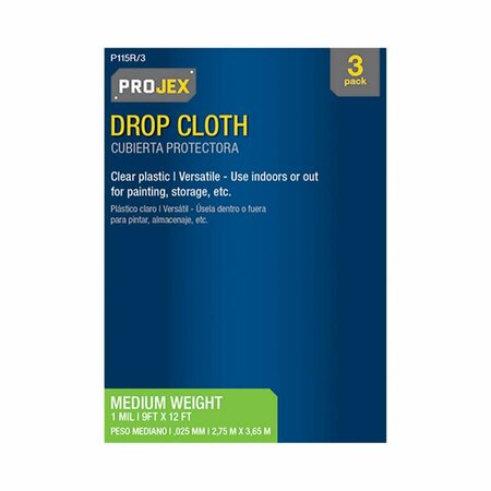 POSDATAS 1 mil Plastic Drop Cloth PO3302913